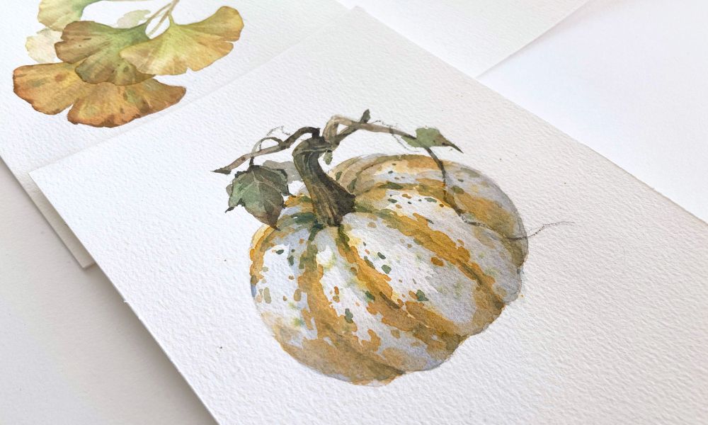 Pumpkin watercolor